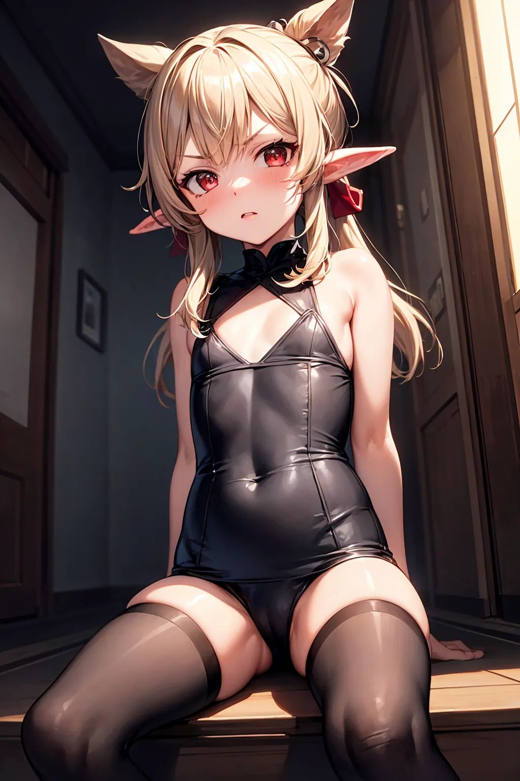 【「貧乳」AIエロ画像（イラスト・アニメ・二次元風）8390枚まとめ！(212ページ目)のエロ画像12枚目