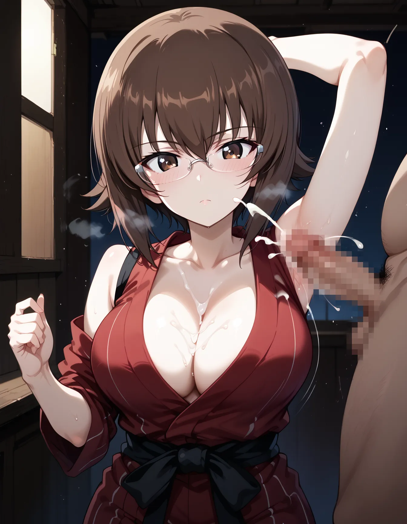 【「腋・脇」AIエロ画像（イラスト・アニメ・二次元風）4705枚まとめ！(119ページ目)のエロ画像28枚目