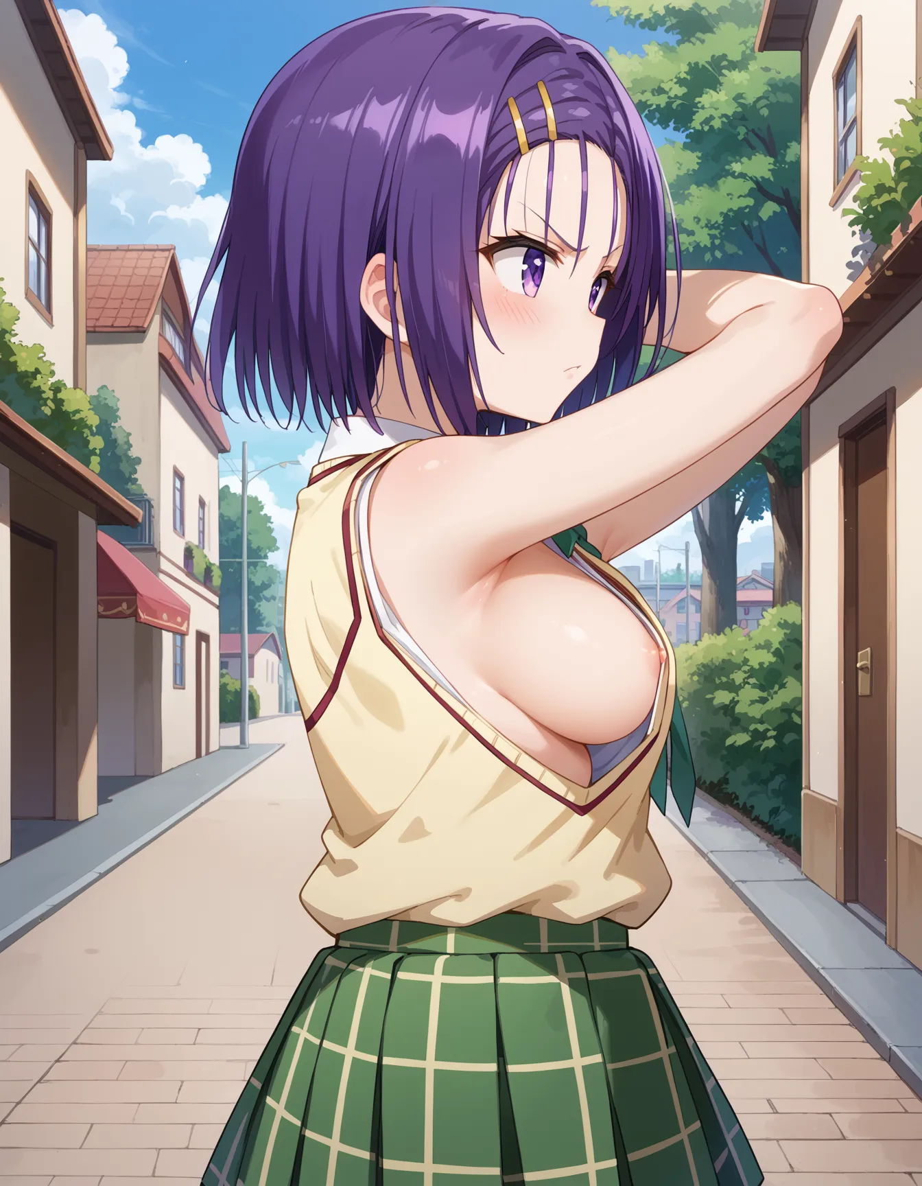 【「腋・脇」AIエロ画像（イラスト・アニメ・二次元風）4705枚まとめ！(119ページ目)のエロ画像24枚目