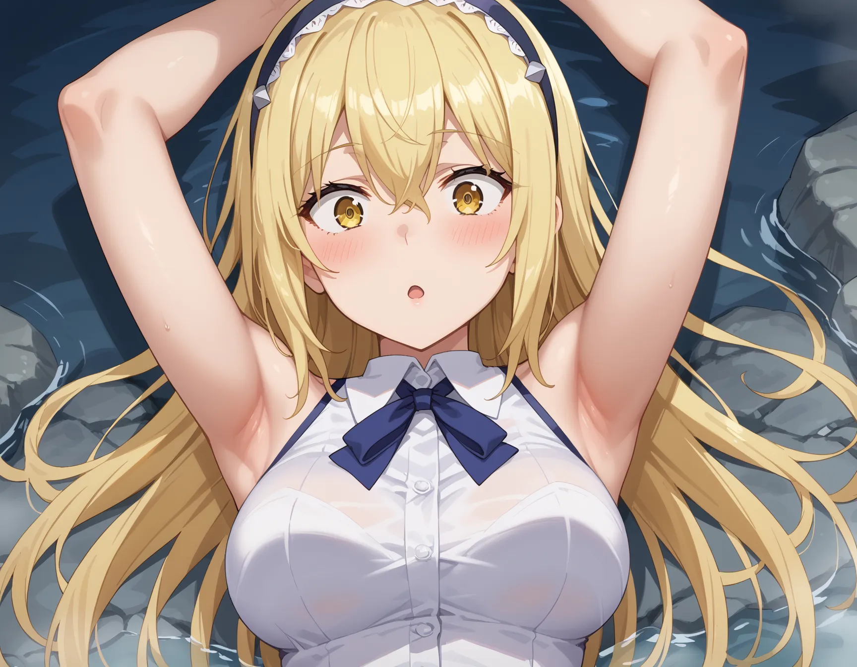 【「腋・脇」AIエロ画像（イラスト・アニメ・二次元風）4705枚まとめ！(119ページ目)のエロ画像23枚目