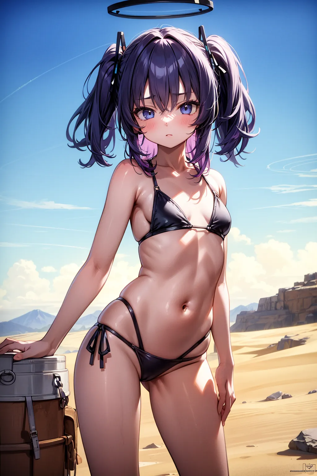 【「貧乳」AIエロ画像（イラスト・アニメ・二次元風）8390枚まとめ！(210ページ目)のエロ画像26枚目