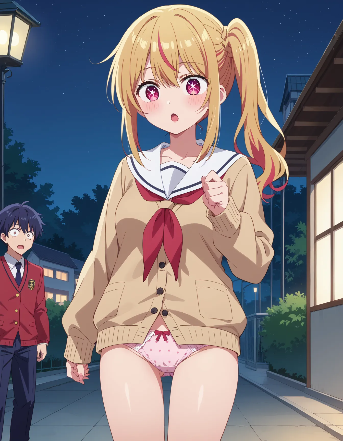 【「学制服」AIエロ画像（イラスト・アニメ・二次元風）4855枚まとめ！(121ページ目)のエロ画像3枚目