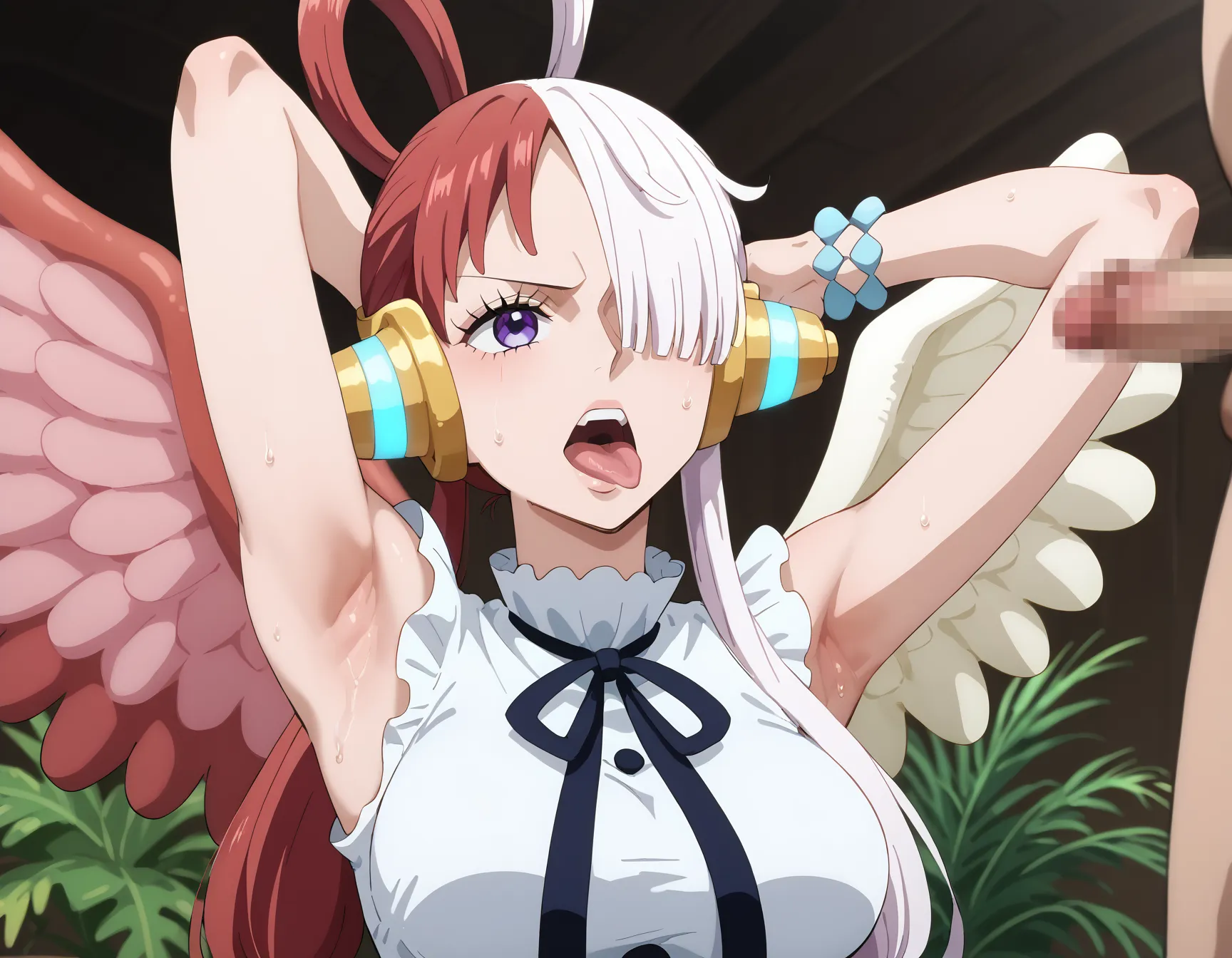 【「腋・脇」AIエロ画像（イラスト・アニメ・二次元風）4705枚まとめ！(118ページ目)のエロ画像25枚目