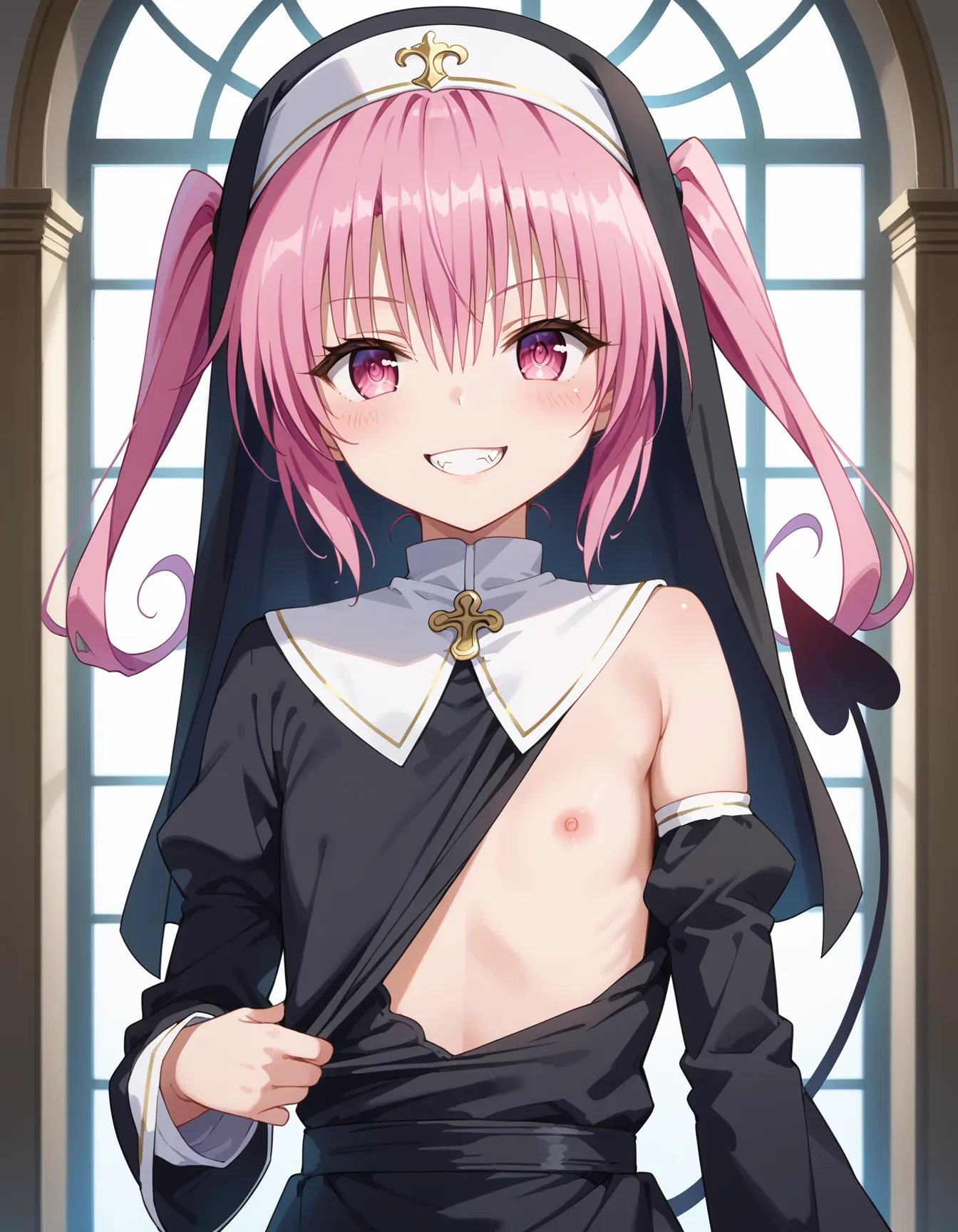 【「貧乳」AIエロ画像（イラスト・アニメ・二次元風）8390枚まとめ！(209ページ目)のエロ画像22枚目