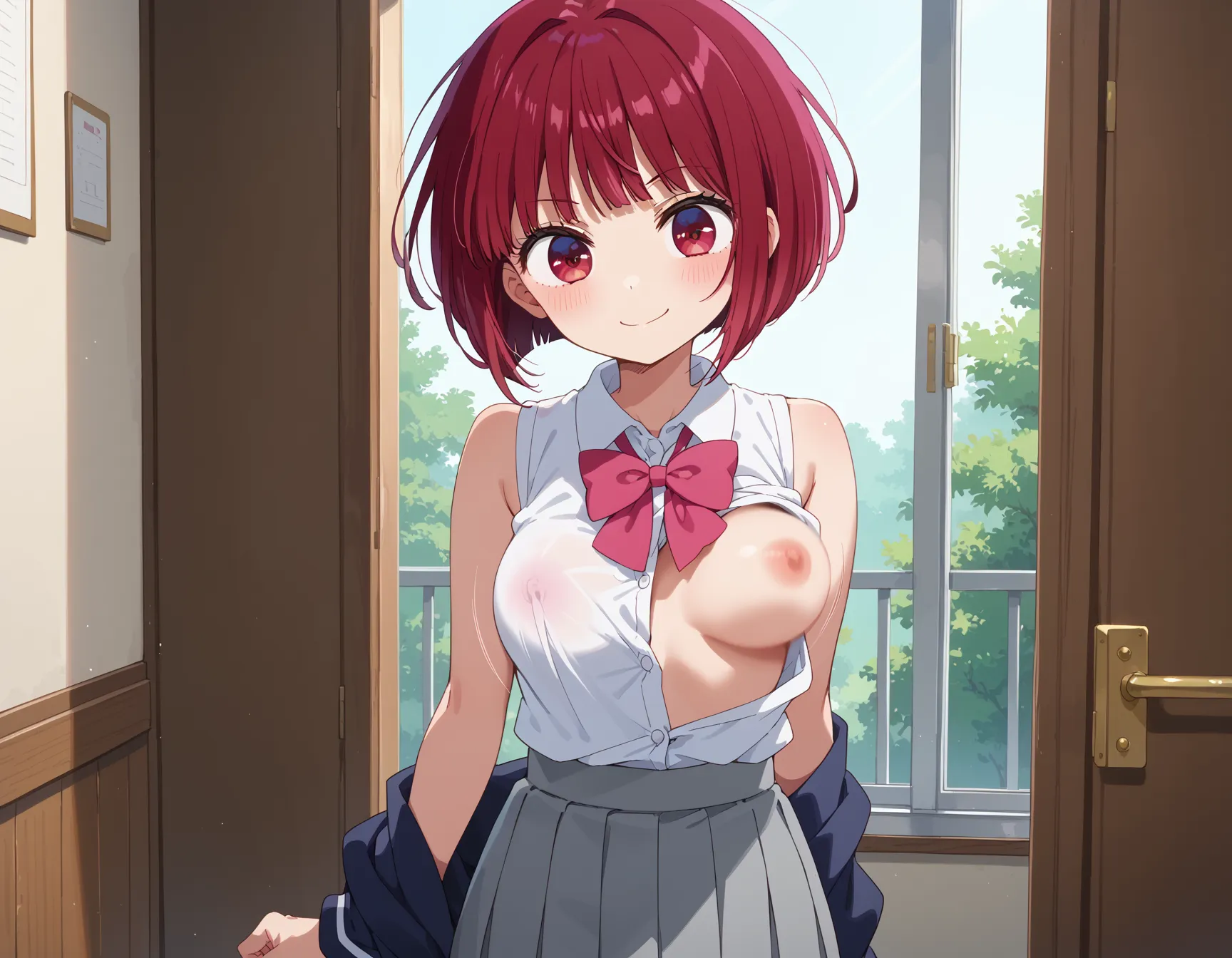 【「学制服」AIエロ画像（イラスト・アニメ・二次元風）4855枚まとめ！(120ページ目)のエロ画像20枚目