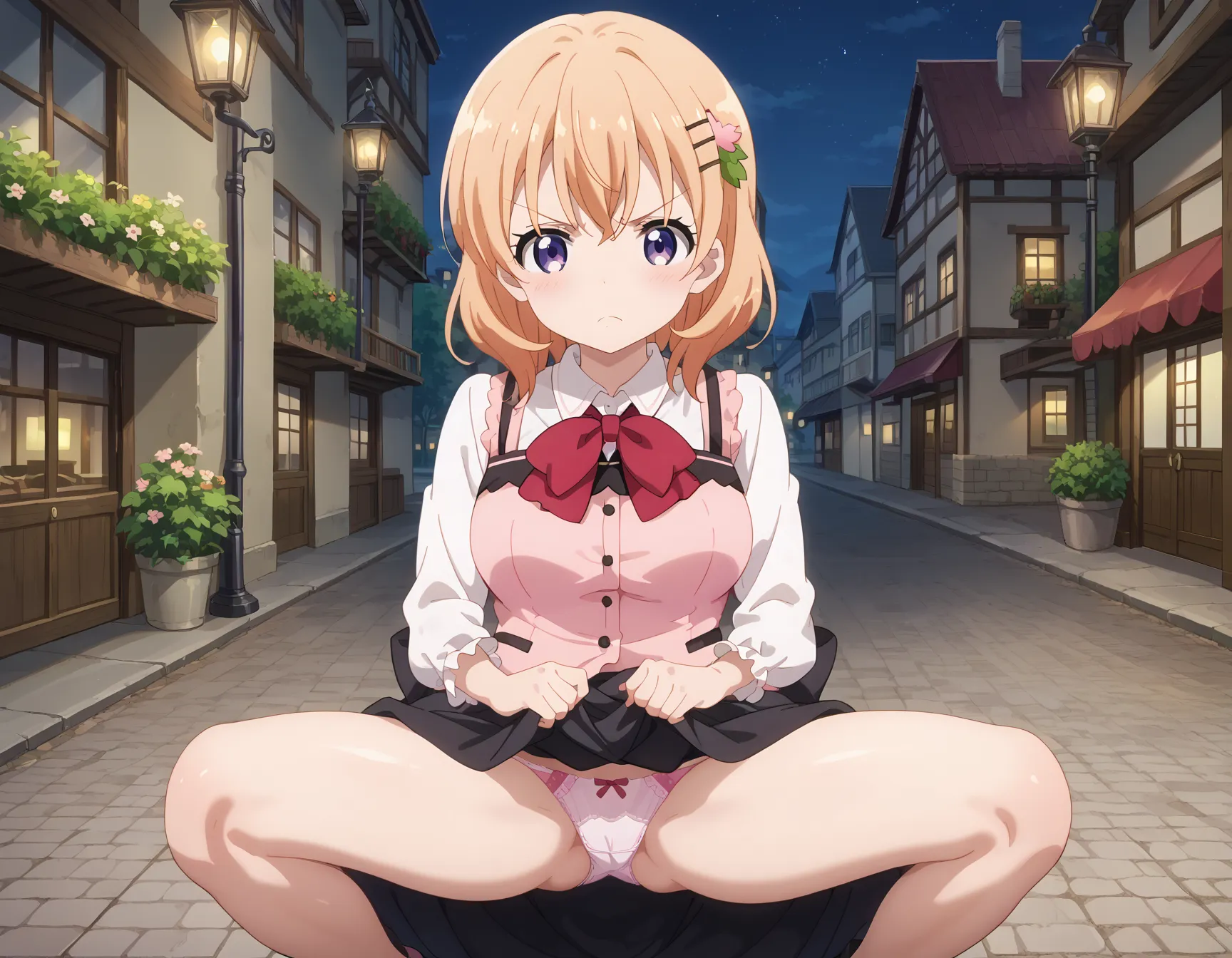【「下着（ブラジャー・パンティ）」AIエロ画像（イラスト・アニメ・二次元風）15996枚まとめ！(395ページ目)のエロ画像14枚目