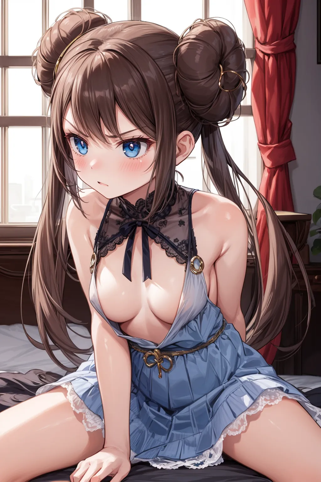 【「下着（ブラジャー・パンティ）」AIエロ画像（イラスト・アニメ・二次元風）15996枚まとめ！(395ページ目)のエロ画像5枚目
