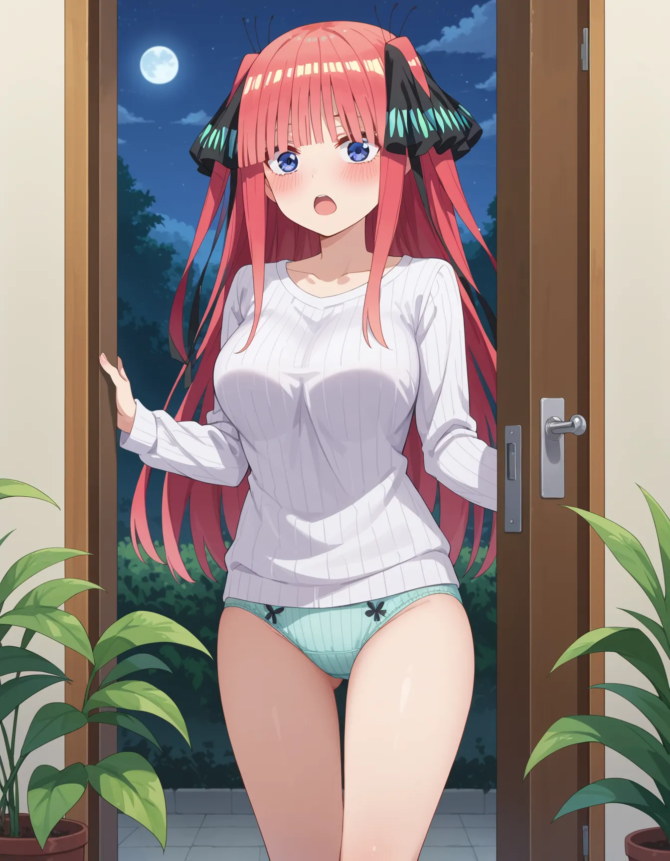 【「下着（ブラジャー・パンティ）」AIエロ画像（イラスト・アニメ・二次元風）15996枚まとめ！(394ページ目)のエロ画像12枚目