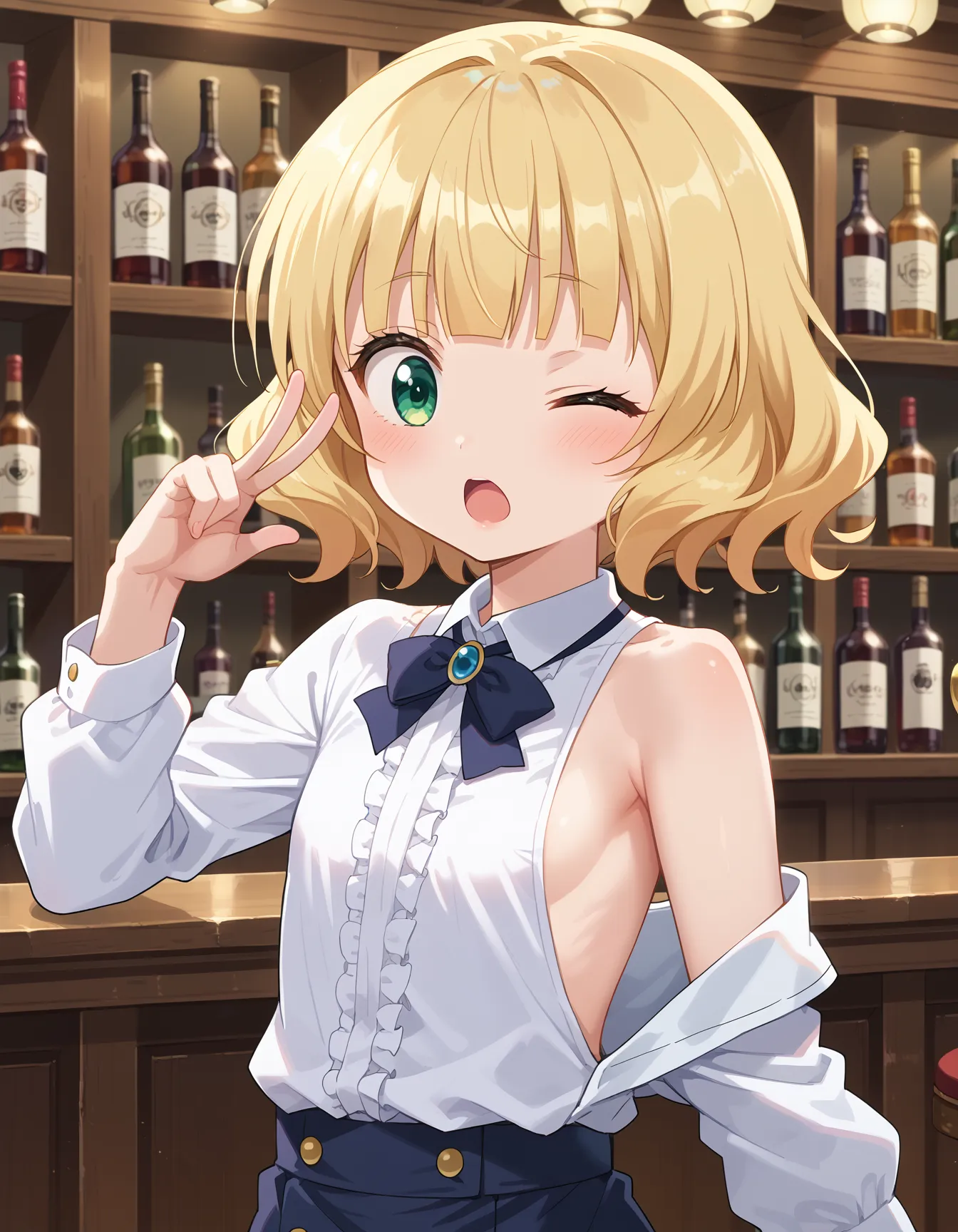 【「貧乳」AIエロ画像（イラスト・アニメ・二次元風）8390枚まとめ！(208ページ目)のエロ画像30枚目