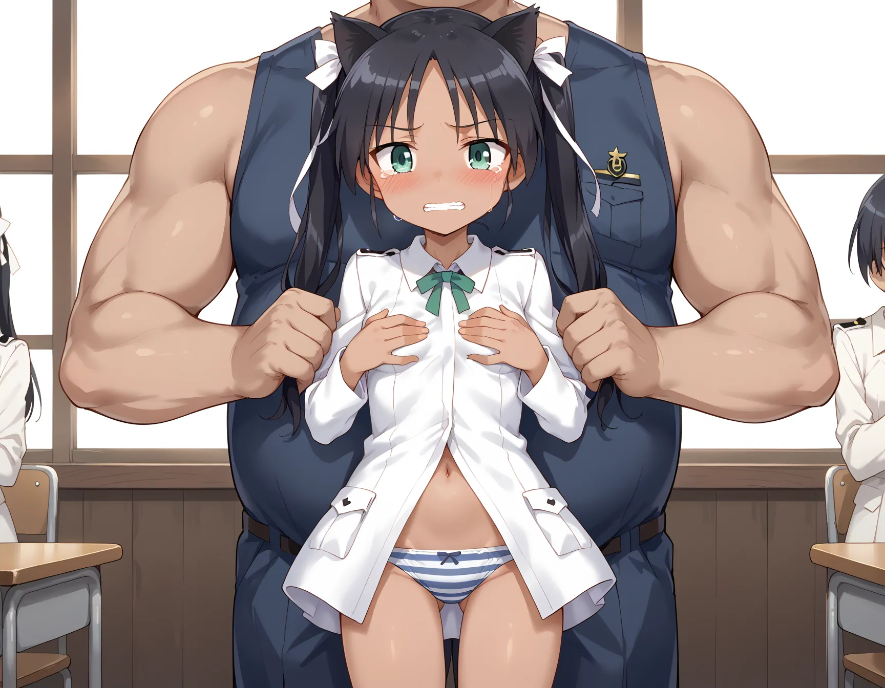 【「下着（ブラジャー・パンティ）」AIエロ画像（イラスト・アニメ・二次元風）15996枚まとめ！(394ページ目)のエロ画像7枚目