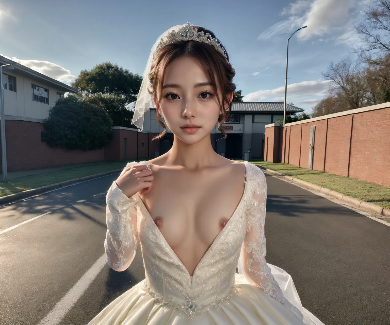 【「ウェディングドレス」AIエロ画像（リアル・実写・フォト風）862枚まとめ！(22ページ目)のエロ画像10枚目