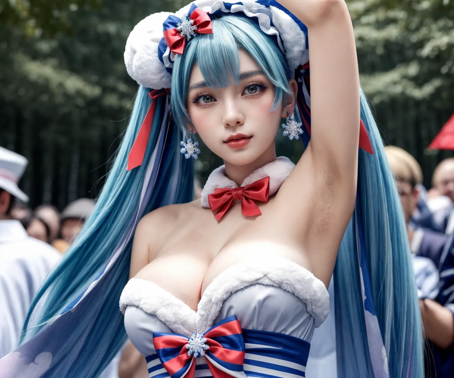 【「腋・脇」AIエロ画像（リアル・実写・フォト風）3812枚まとめ！(95ページ目)のエロ画像2枚目