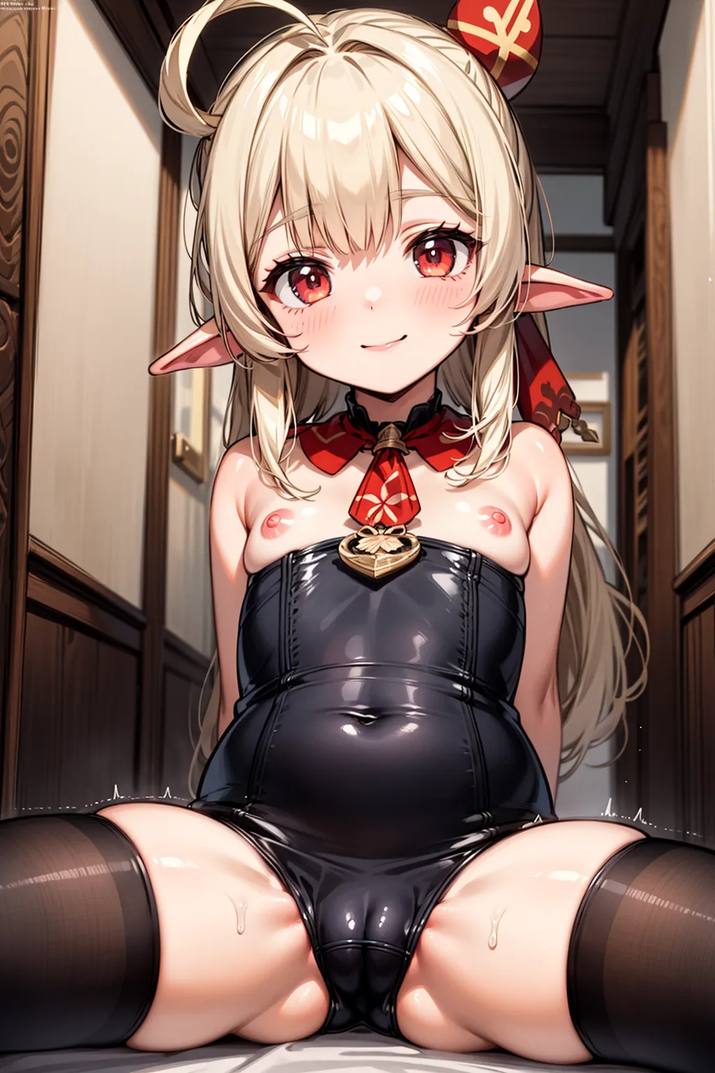 【「貧乳」AIエロ画像（イラスト・アニメ・二次元風）8390枚まとめ！(208ページ目)のエロ画像21枚目