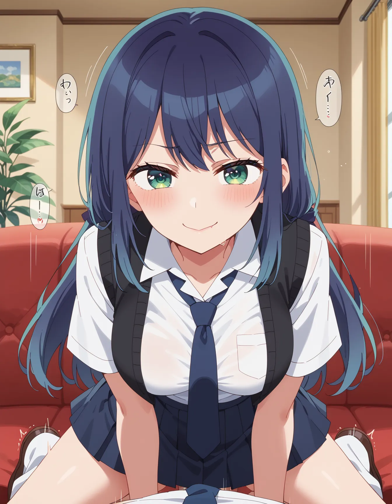 【「学制服」AIエロ画像（イラスト・アニメ・二次元風）4855枚まとめ！(119ページ目)のエロ画像27枚目