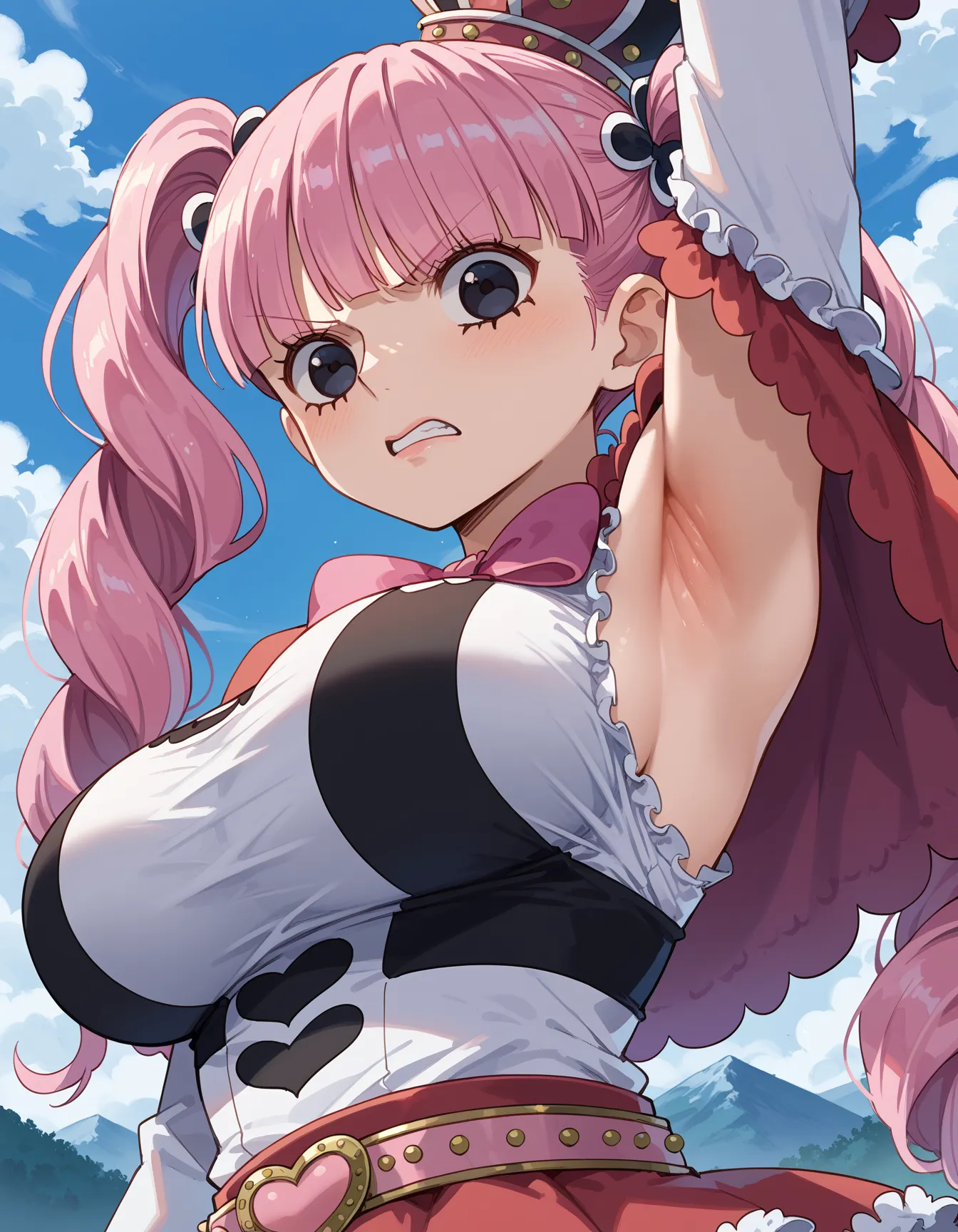 【「腋・脇」AIエロ画像（イラスト・アニメ・二次元風）4705枚まとめ！(118ページ目)のエロ画像3枚目
