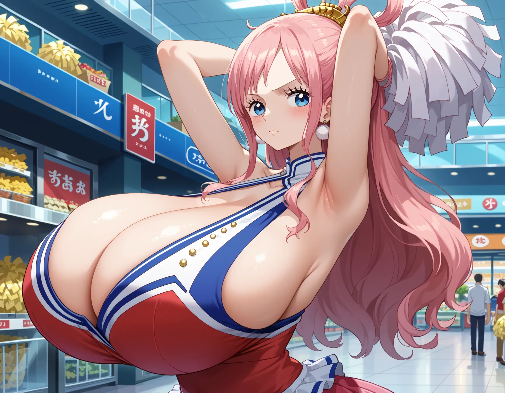 【「爆乳・超乳」AIエロ画像（イラスト・アニメ・二次元風）5621枚まとめ！(138ページ目)のエロ画像14枚目