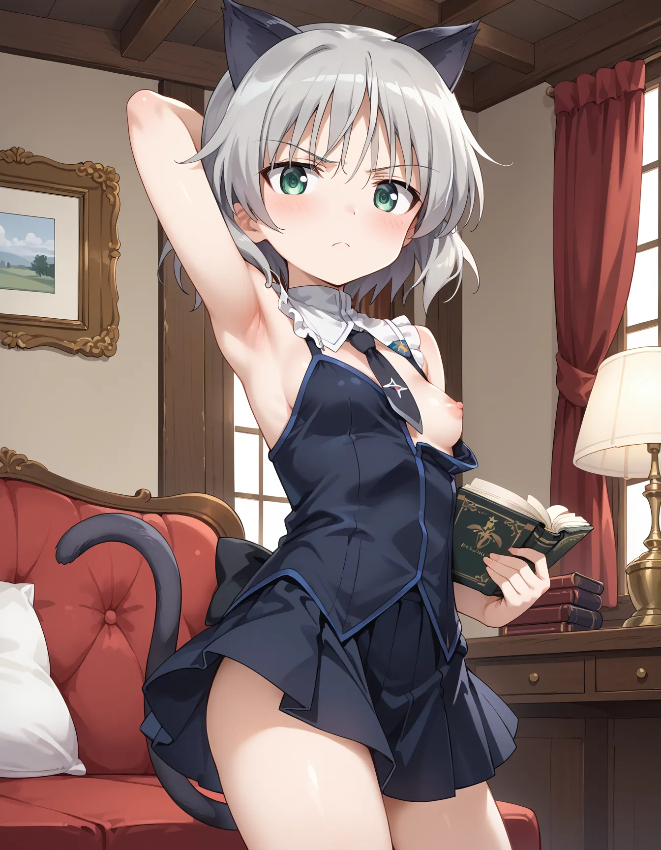 【「腋・脇」AIエロ画像（イラスト・アニメ・二次元風）4705枚まとめ！(117ページ目)のエロ画像29枚目