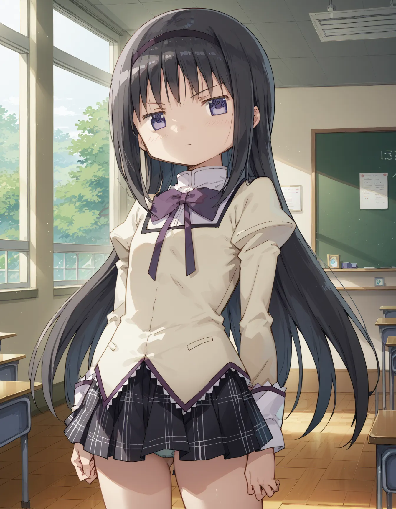 【「貧乳」AIエロ画像（イラスト・アニメ・二次元風）8390枚まとめ！(208ページ目)のエロ画像13枚目