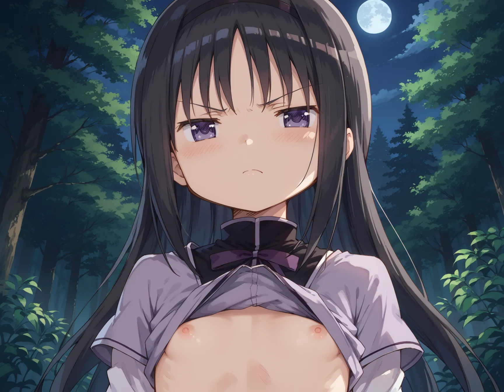 【「貧乳」AIエロ画像（イラスト・アニメ・二次元風）8390枚まとめ！(208ページ目)のエロ画像4枚目