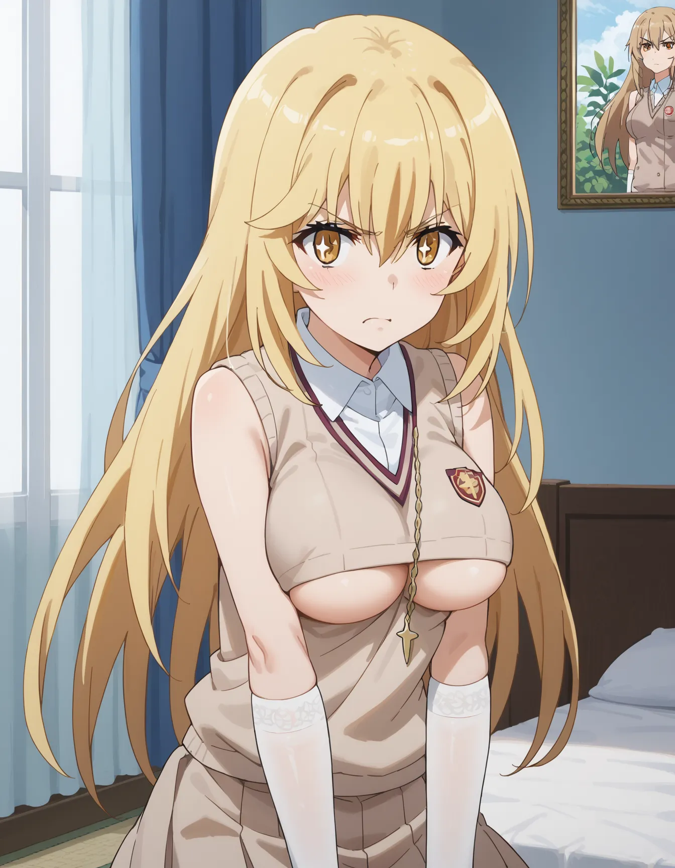 【「学制服」AIエロ画像（イラスト・アニメ・二次元風）4855枚まとめ！(119ページ目)のエロ画像8枚目
