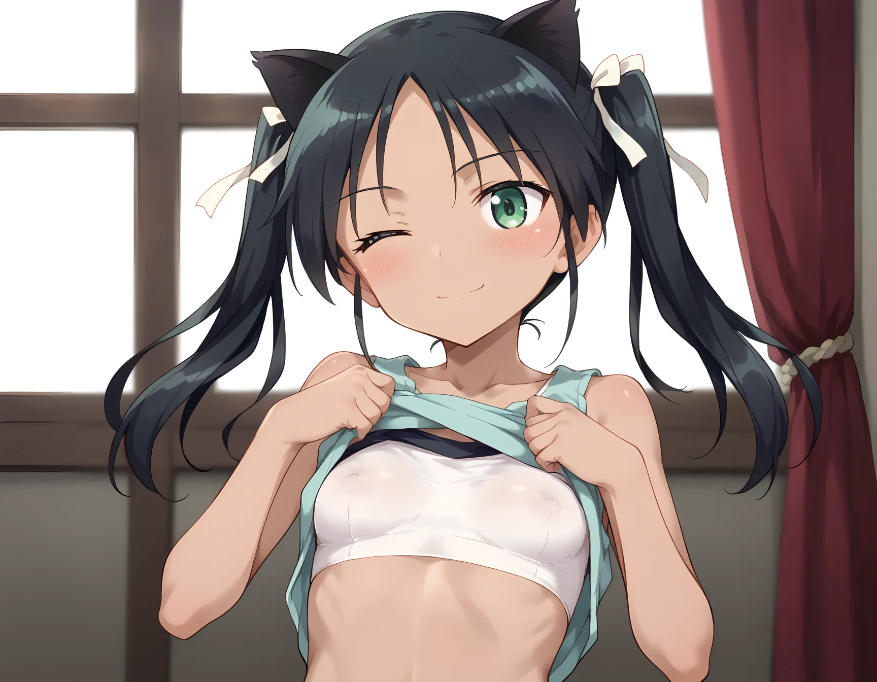 【「ロリ・小柄」AIエロ画像（イラスト・アニメ・二次元風）12883枚まとめ！(320ページ目)のエロ画像13枚目