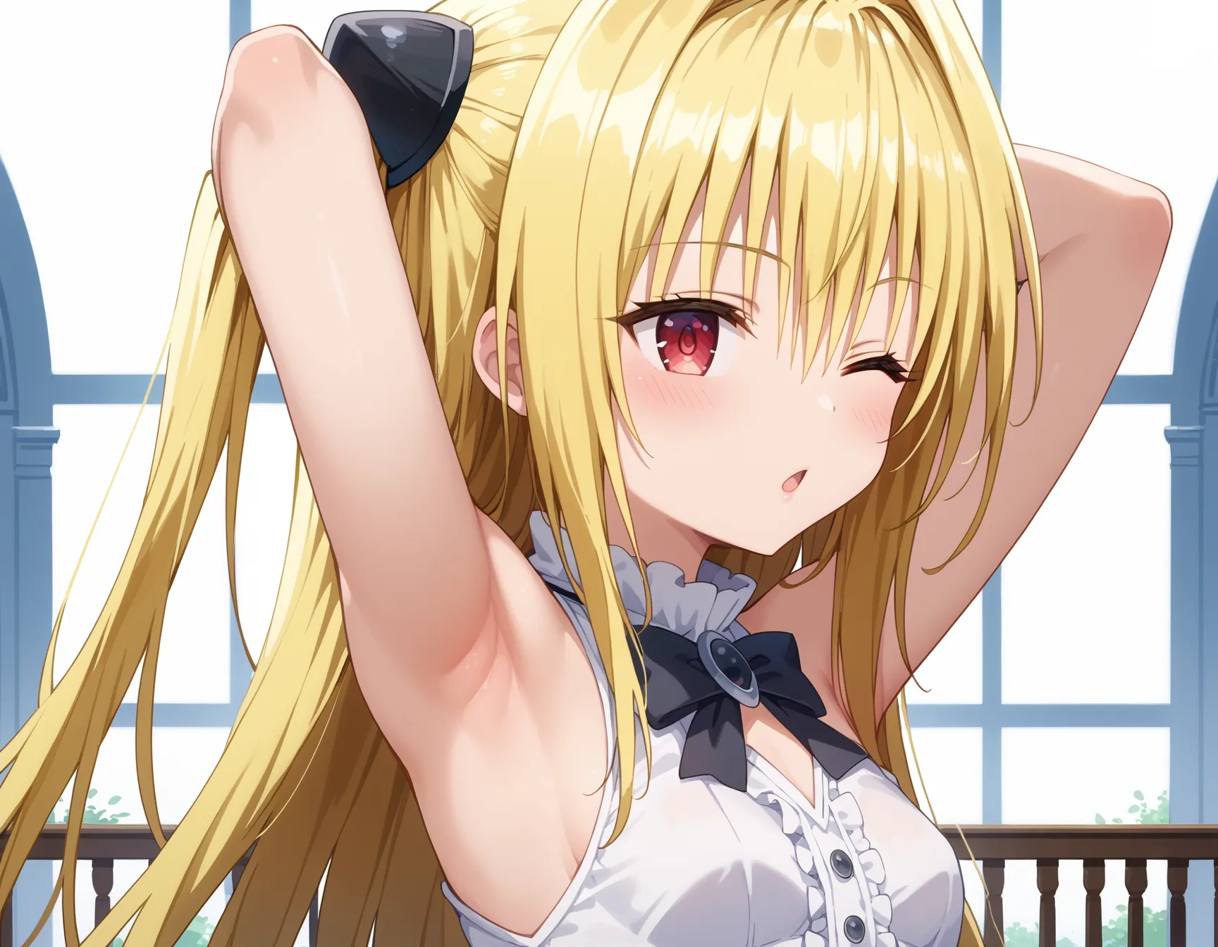 【「腋・脇」AIエロ画像（イラスト・アニメ・二次元風）4705枚まとめ！(117ページ目)のエロ画像14枚目