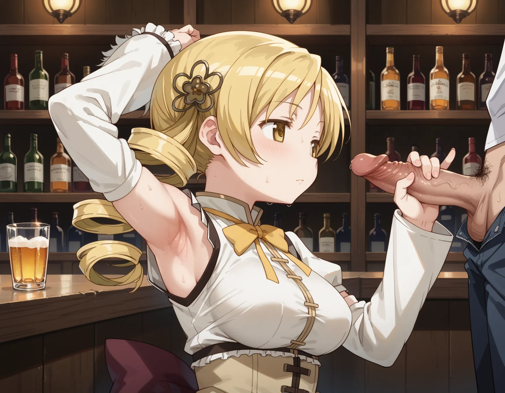 【「腋・脇」AIエロ画像（イラスト・アニメ・二次元風）4705枚まとめ！(117ページ目)のエロ画像1枚目