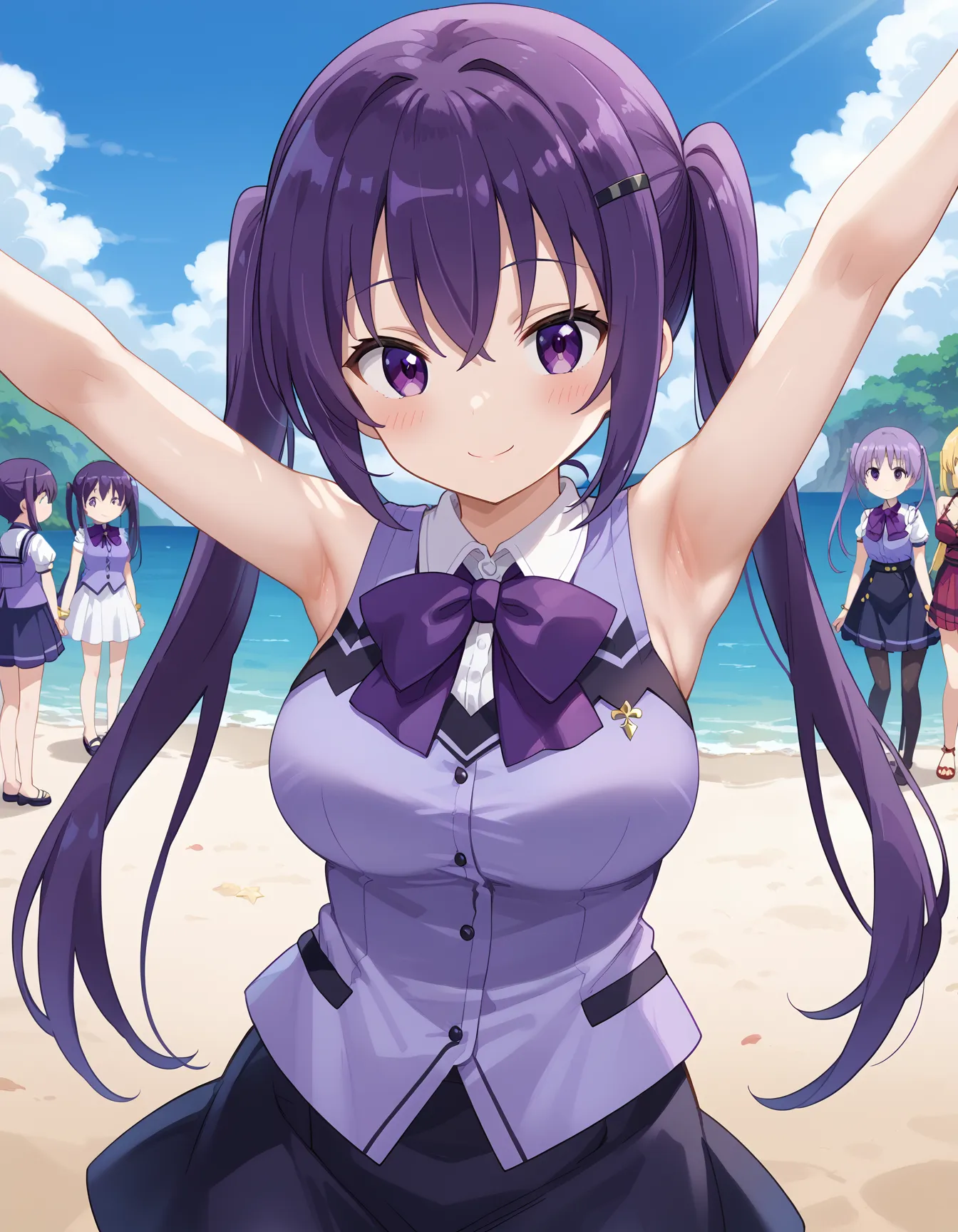 【「巨乳×パンスト」AIエロ画像（イラスト・アニメ・二次元風）575枚まとめ！(15ページ目)のエロ画像7枚目