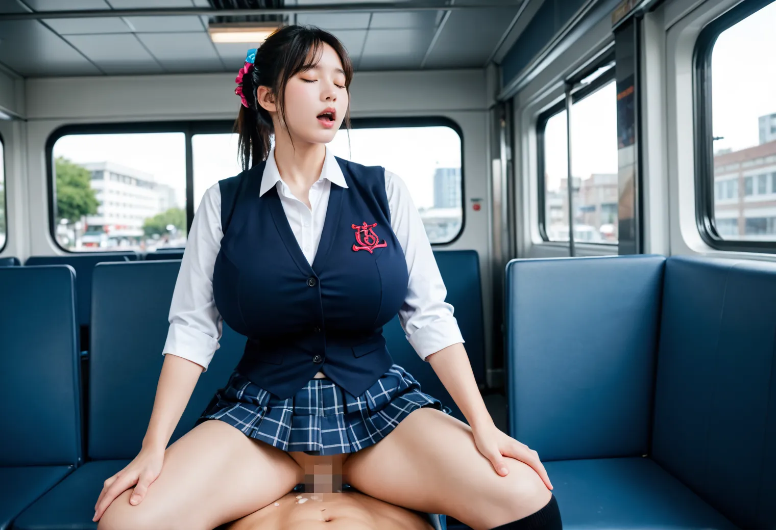 【「尻×学制服」AIエロ画像（リアル・実写・フォト風）2547枚まとめ！(62ページ目)のエロ画像8枚目