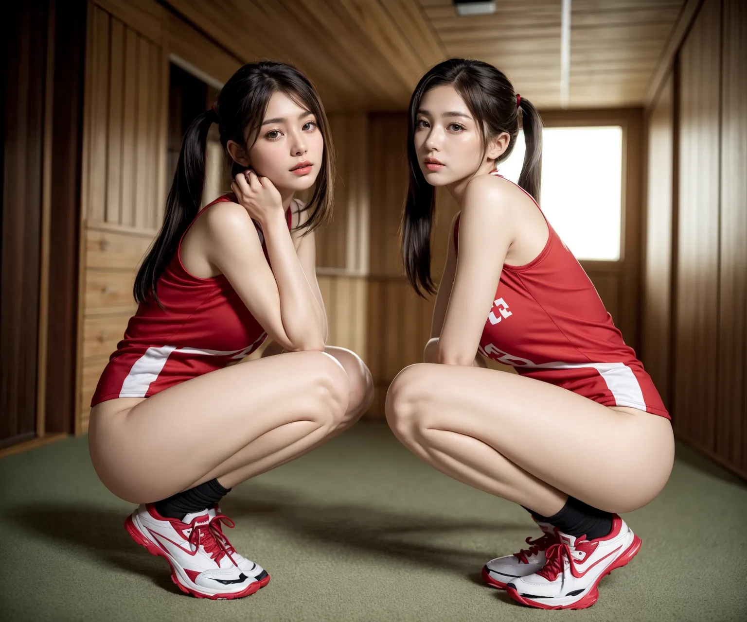 【「熟女・人妻×バレーボール」AIエロ画像（リアル・実写・フォト風）209枚まとめ！(6ページ目)のエロ画像7枚目