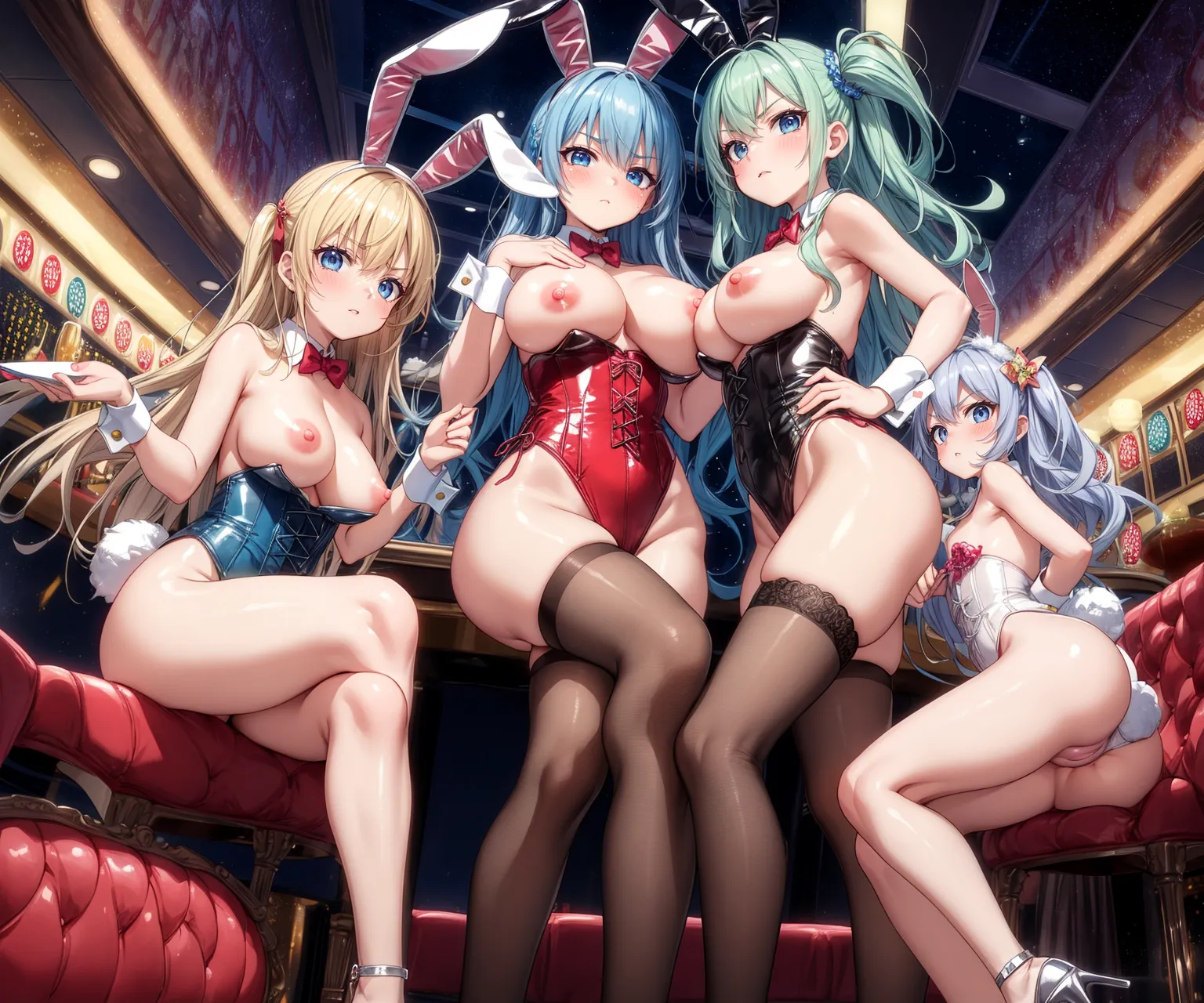 【「爆乳・超乳」AIエロ画像（イラスト・アニメ・二次元風）5621枚まとめ！(137ページ目)のエロ画像5枚目