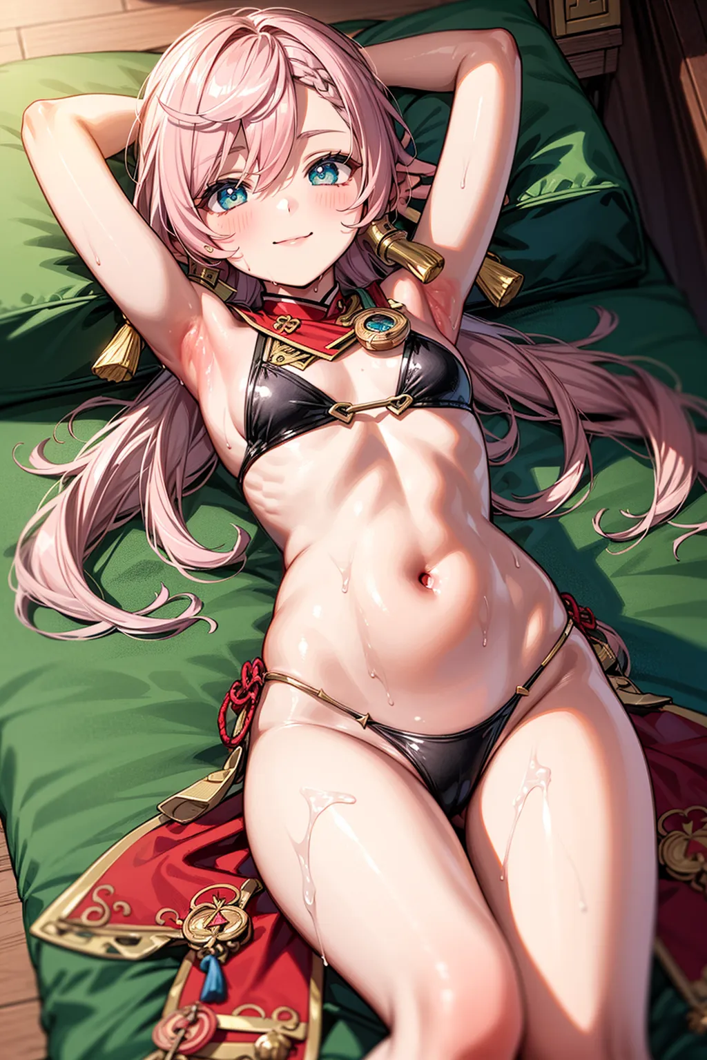 【「貧乳」AIエロ画像（イラスト・アニメ・二次元風）8390枚まとめ！(206ページ目)のエロ画像18枚目