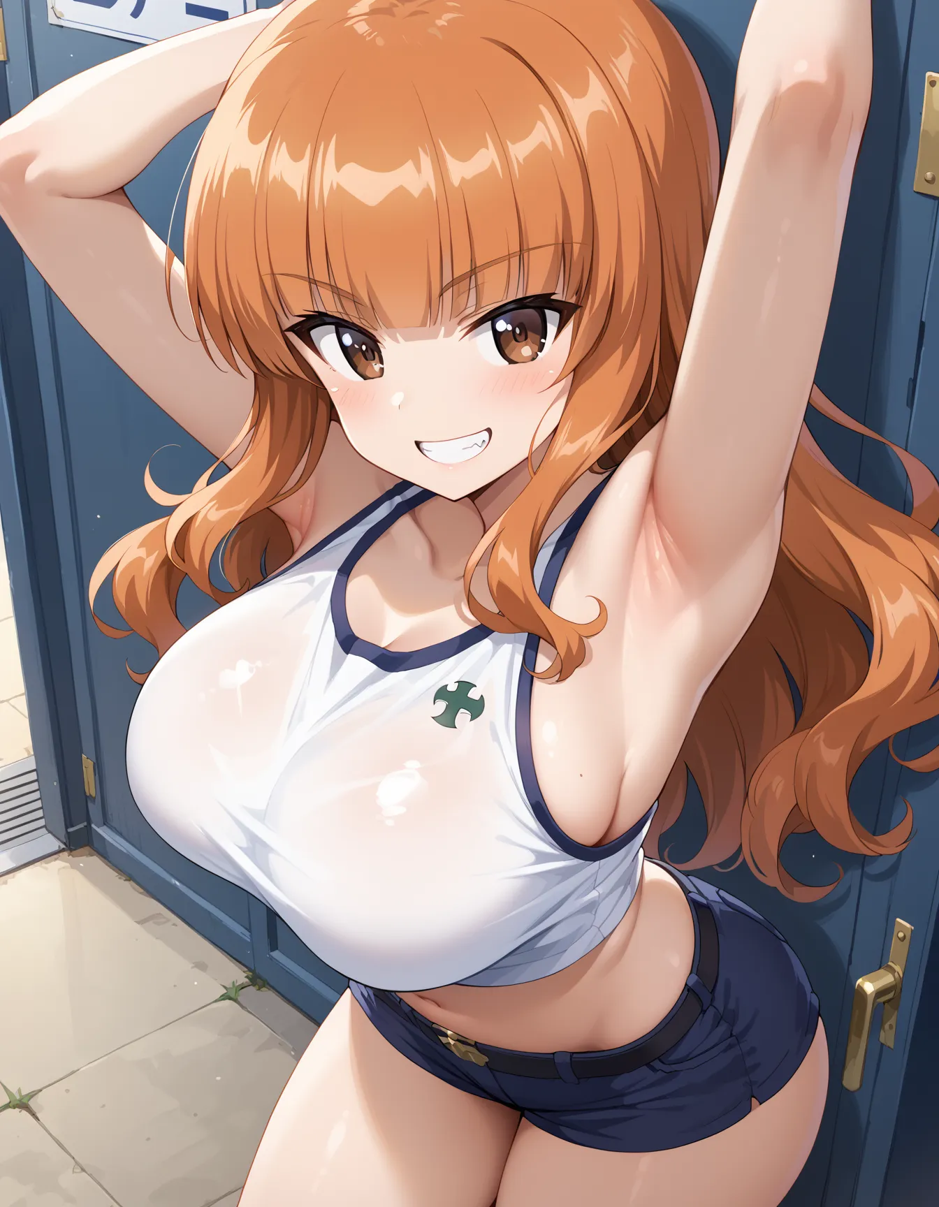 【「腋・脇」AIエロ画像（イラスト・アニメ・二次元風）4705枚まとめ！(116ページ目)のエロ画像1枚目