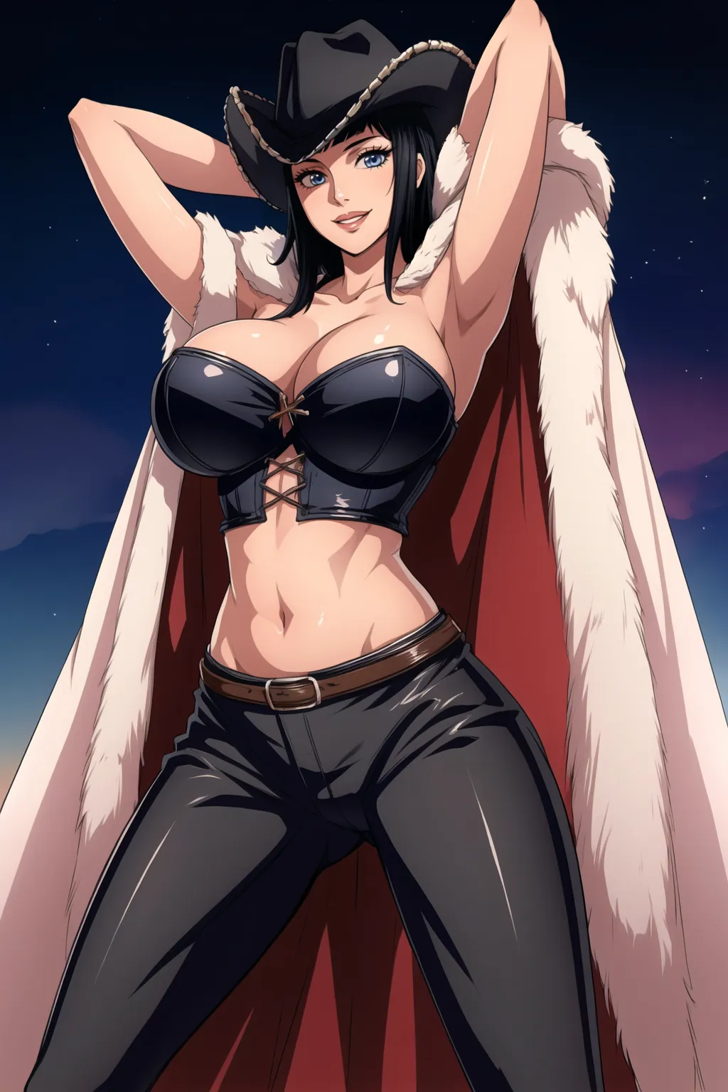 【「爆乳・超乳」AIエロ画像（イラスト・アニメ・二次元風）5621枚まとめ！(136ページ目)のエロ画像13枚目