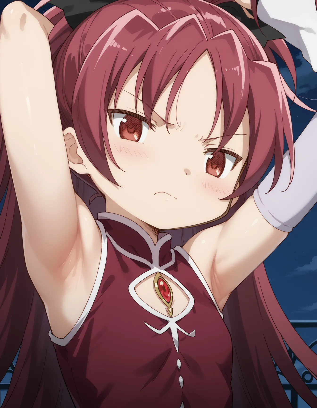 【「腋・脇」AIエロ画像（イラスト・アニメ・二次元風）4705枚まとめ！(115ページ目)のエロ画像29枚目