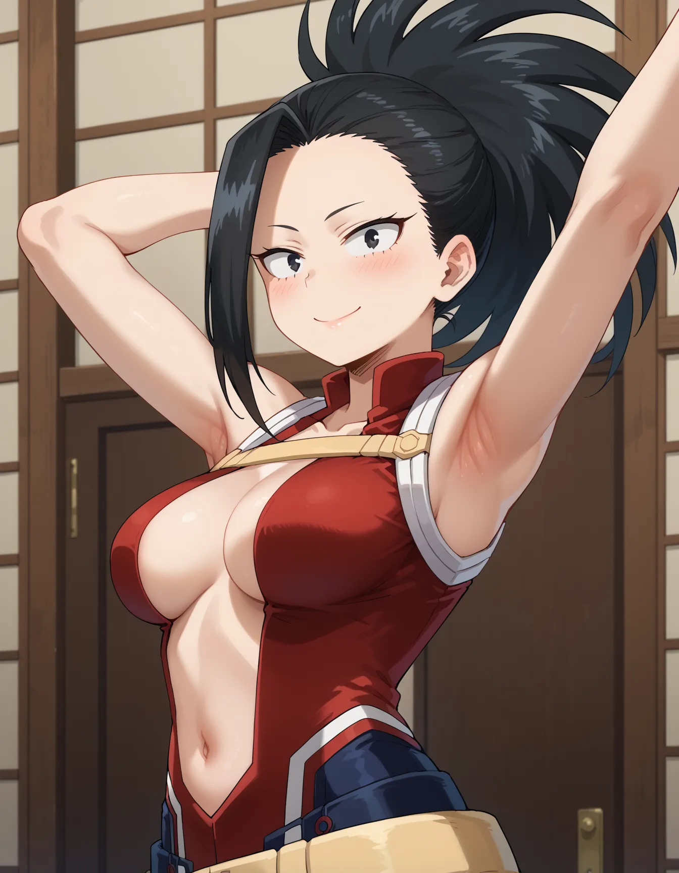【「腋・脇」AIエロ画像（イラスト・アニメ・二次元風）4705枚まとめ！(115ページ目)のエロ画像25枚目