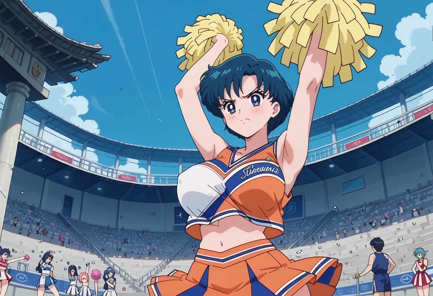 【「腋・脇」AIエロ画像（イラスト・アニメ・二次元風）4705枚まとめ！(115ページ目)のエロ画像24枚目