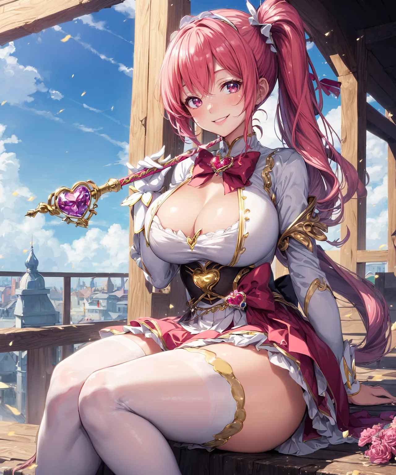 【「巨乳」AIエロ画像（イラスト・アニメ・二次元風）26161枚まとめ！(637ページ目)のエロ画像23枚目