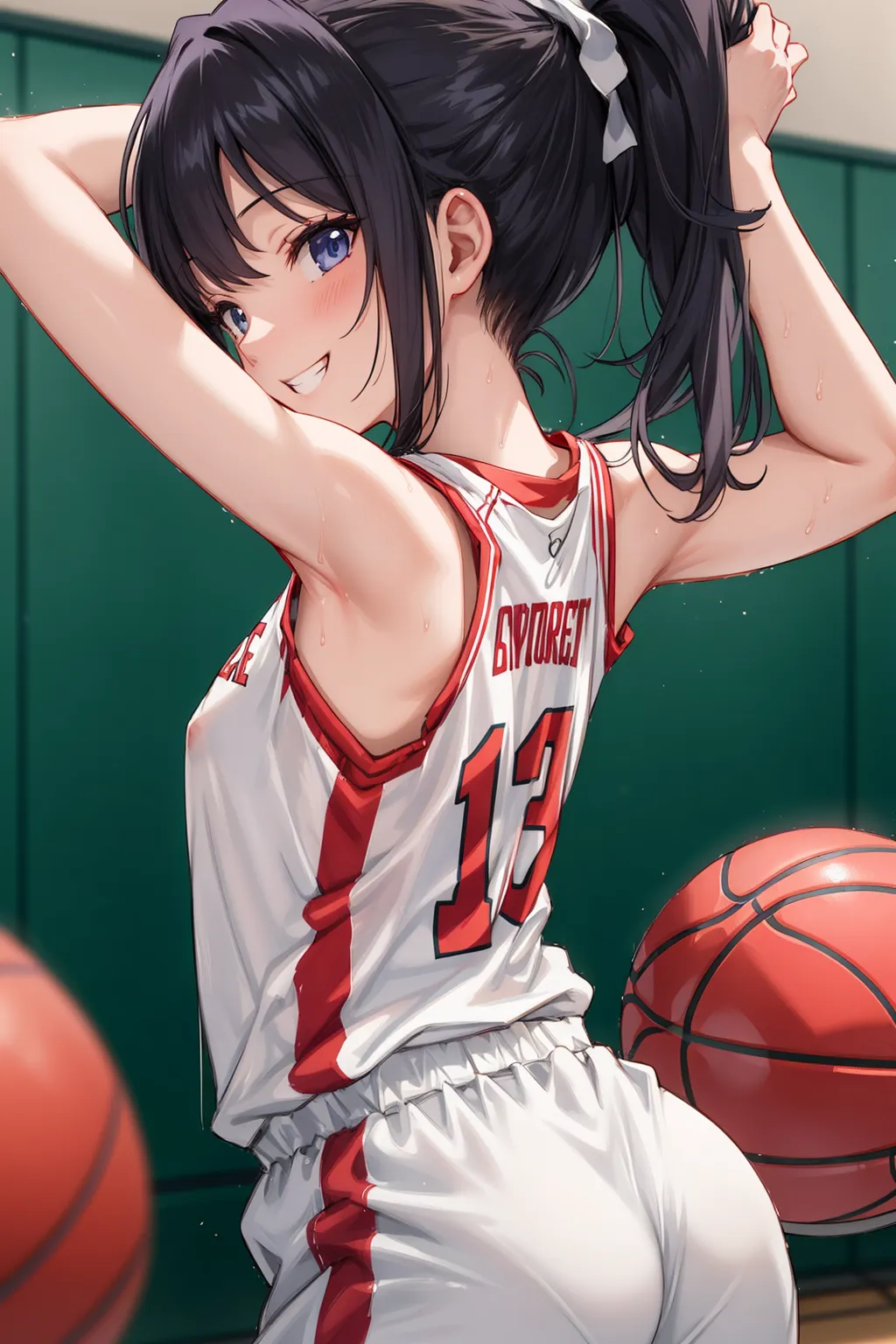 【「腋・脇」AIエロ画像（イラスト・アニメ・二次元風）4705枚まとめ！(115ページ目)のエロ画像23枚目