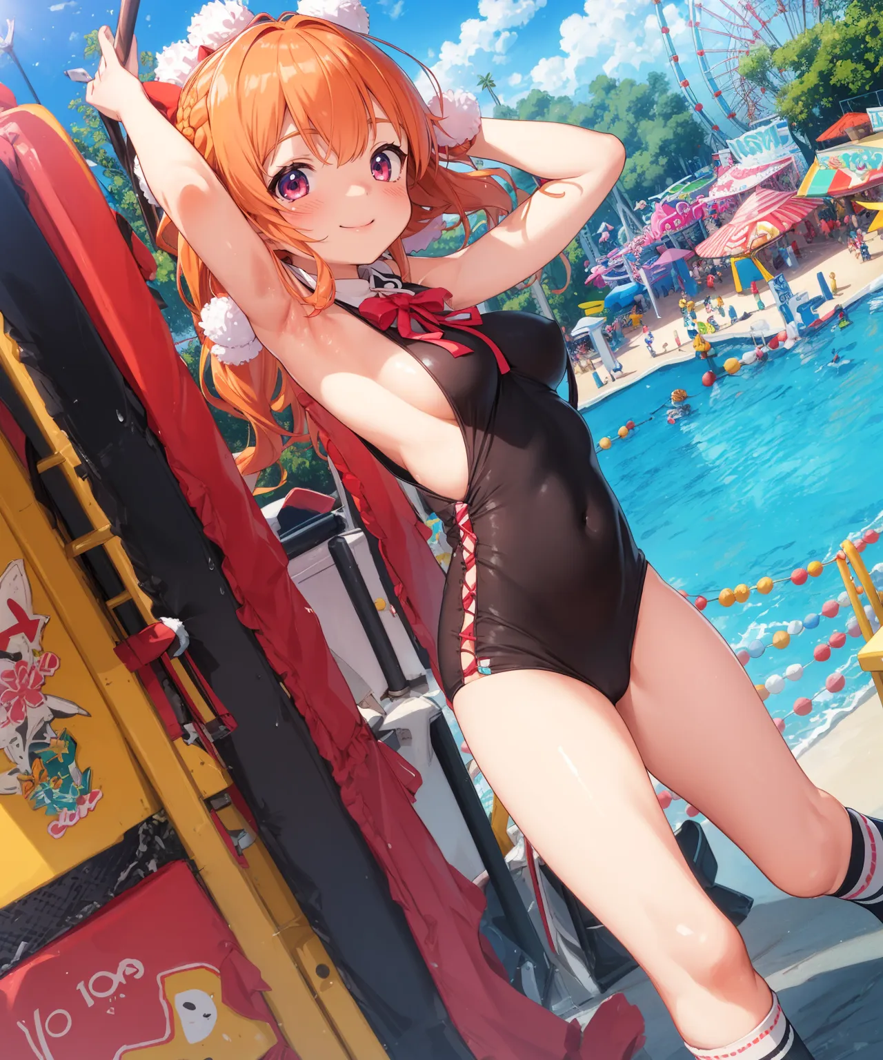 【「爆乳・超乳」AIエロ画像（イラスト・アニメ・二次元風）5621枚まとめ！(136ページ目)のエロ画像7枚目