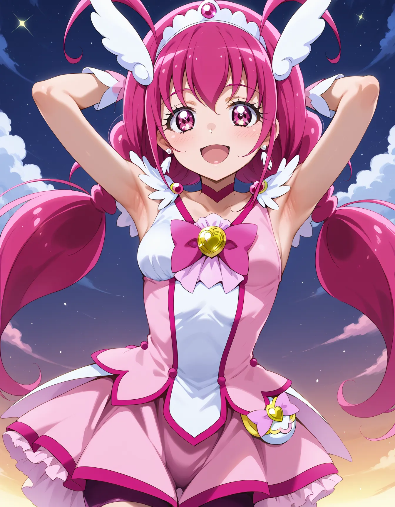 【「腋・脇」AIエロ画像（イラスト・アニメ・二次元風）4705枚まとめ！(115ページ目)のエロ画像20枚目