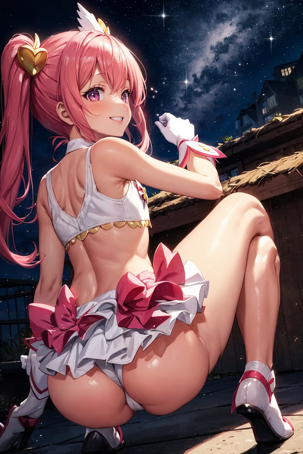 【「貧乳」AIエロ画像（イラスト・アニメ・二次元風）8390枚まとめ！(205ページ目)のエロ画像16枚目