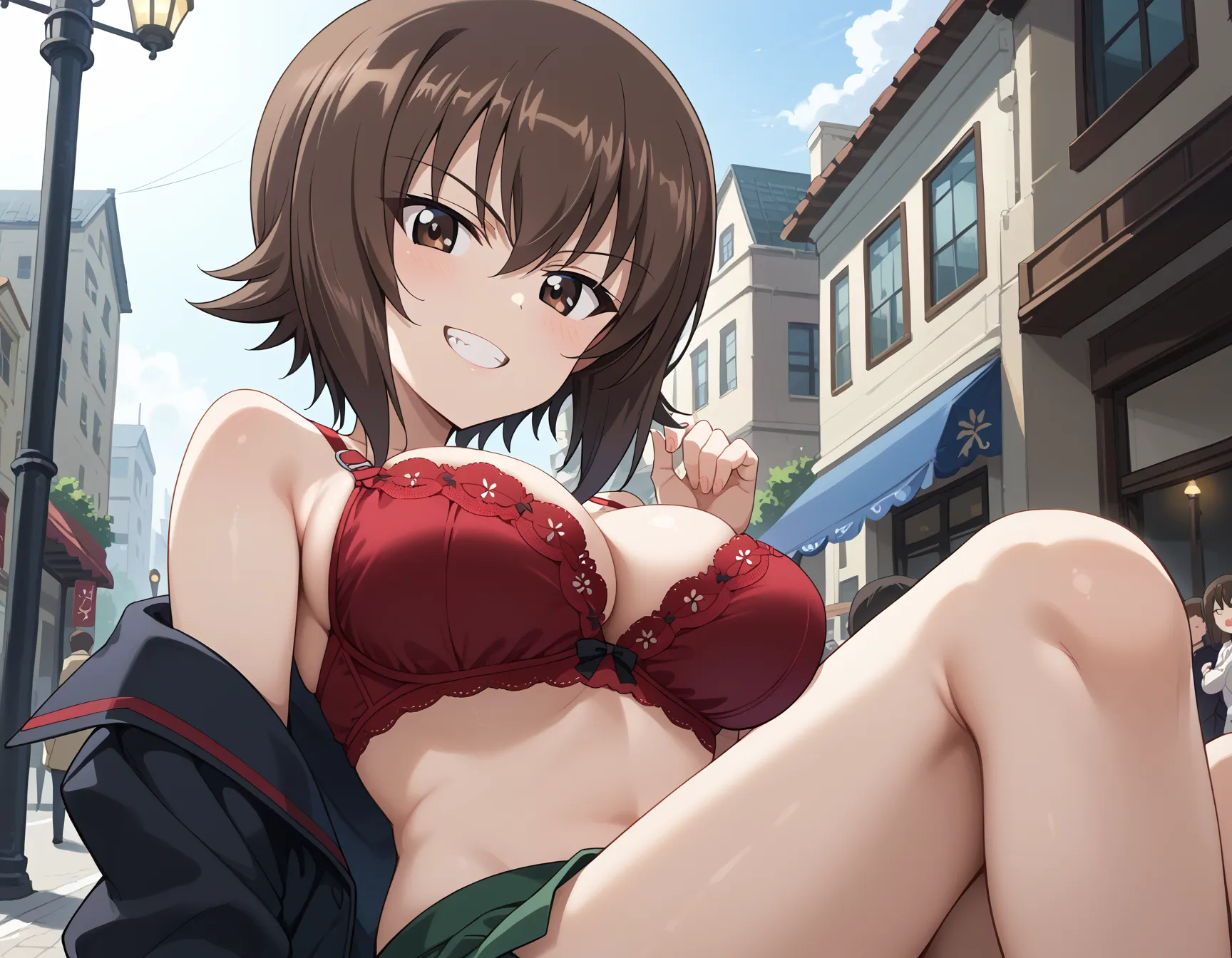 【「下着（ブラジャー・パンティ）」AIエロ画像（イラスト・アニメ・二次元風）15996枚まとめ！(385ページ目)のエロ画像22枚目