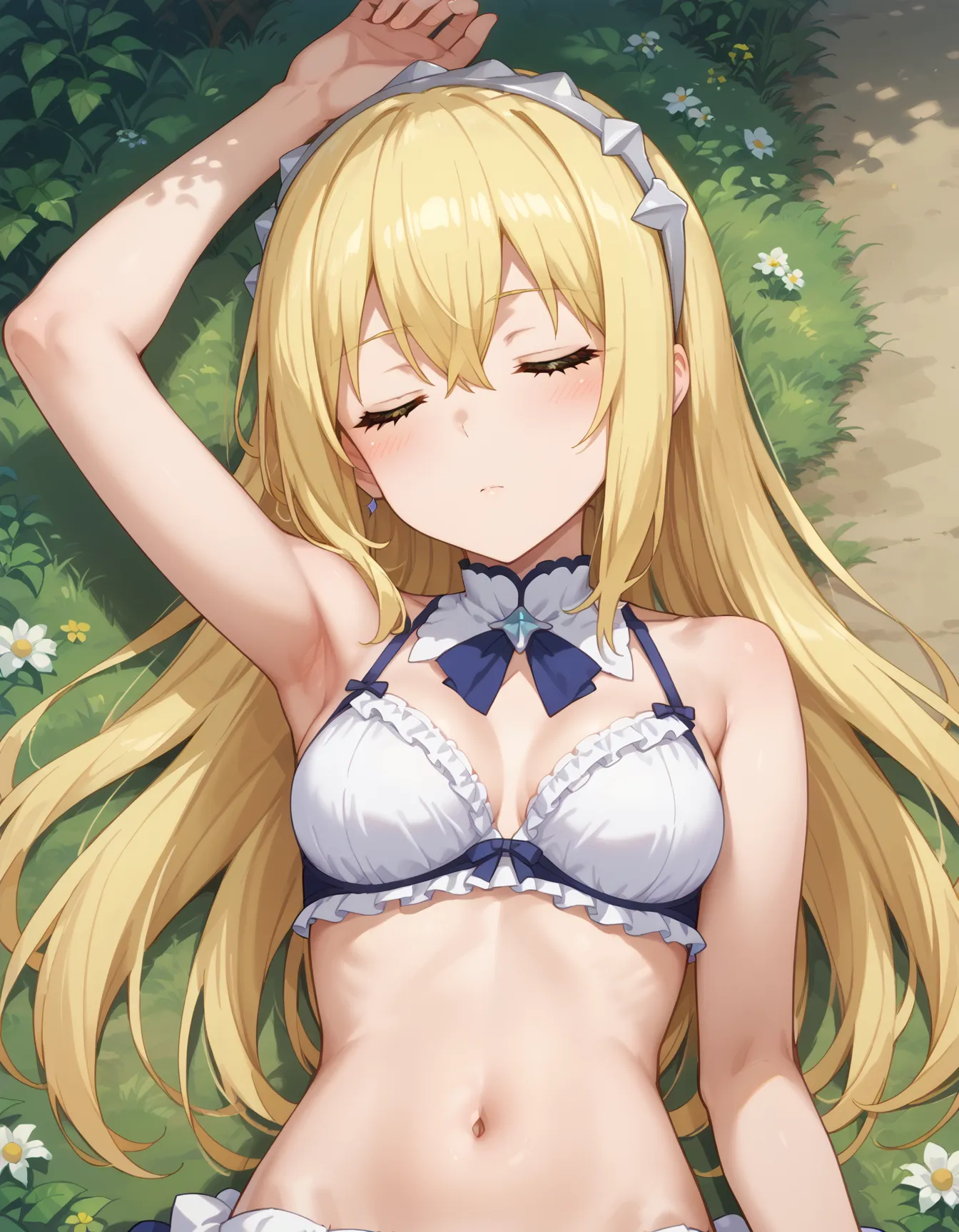 【「下着（ブラジャー・パンティ）」AIエロ画像（イラスト・アニメ・二次元風）15996枚まとめ！(385ページ目)のエロ画像8枚目
