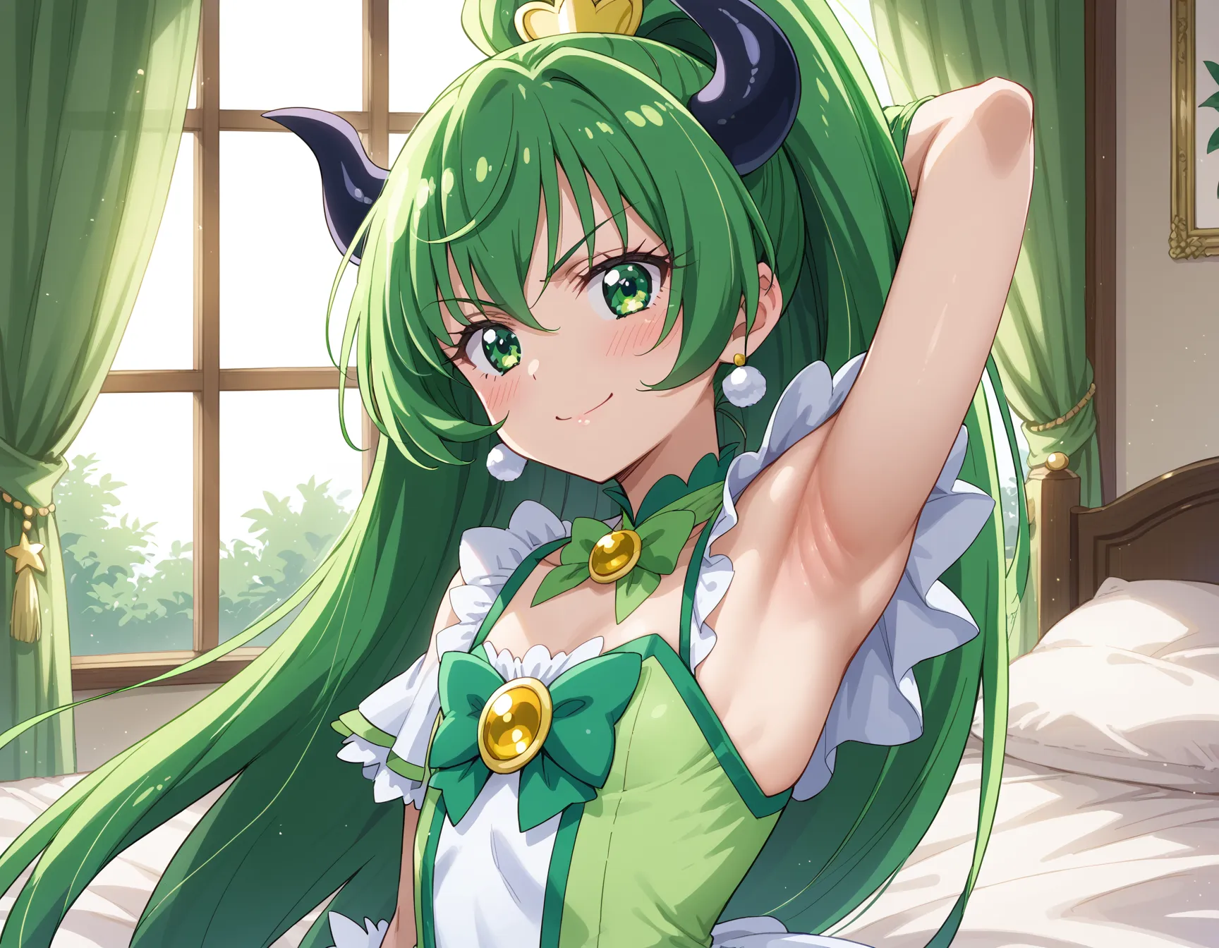 【「腋・脇」AIエロ画像（イラスト・アニメ・二次元風）4705枚まとめ！(115ページ目)のエロ画像6枚目