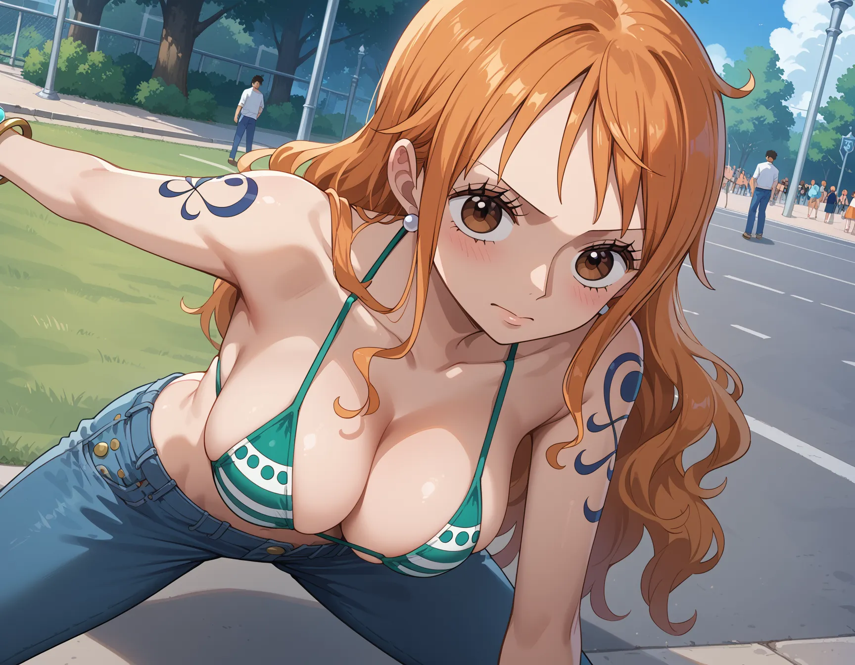 【「下着（ブラジャー・パンティ）」AIエロ画像（イラスト・アニメ・二次元風）15996枚まとめ！(384ページ目)のエロ画像14枚目