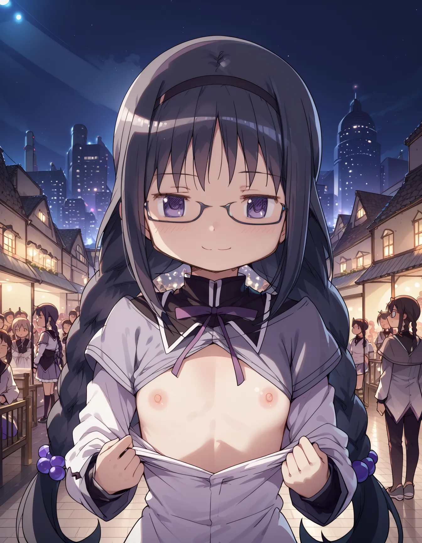 【「貧乳」AIエロ画像（イラスト・アニメ・二次元風）8390枚まとめ！(204ページ目)のエロ画像18枚目