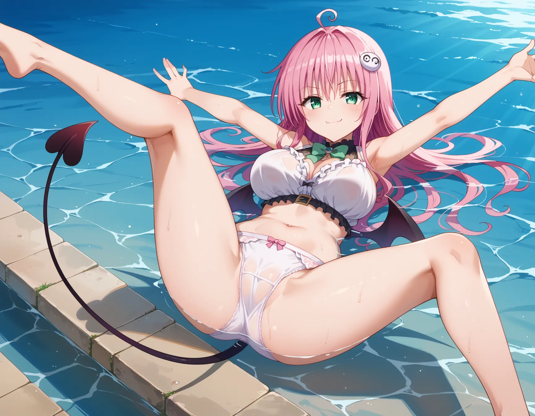 【「下着（ブラジャー・パンティ）」AIエロ画像（イラスト・アニメ・二次元風）15996枚まとめ！(384ページ目)のエロ画像3枚目