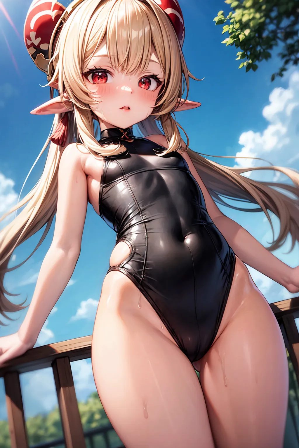 【「貧乳」AIエロ画像（イラスト・アニメ・二次元風）8390枚まとめ！(204ページ目)のエロ画像2枚目