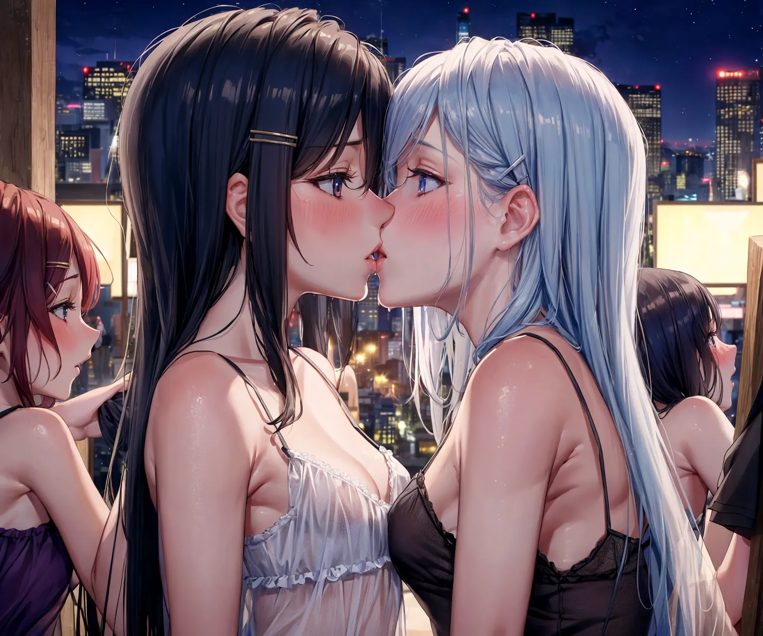 【「下着（ブラジャー・パンティ）」AIエロ画像（イラスト・アニメ・二次元風）15996枚まとめ！(383ページ目)のエロ画像7枚目